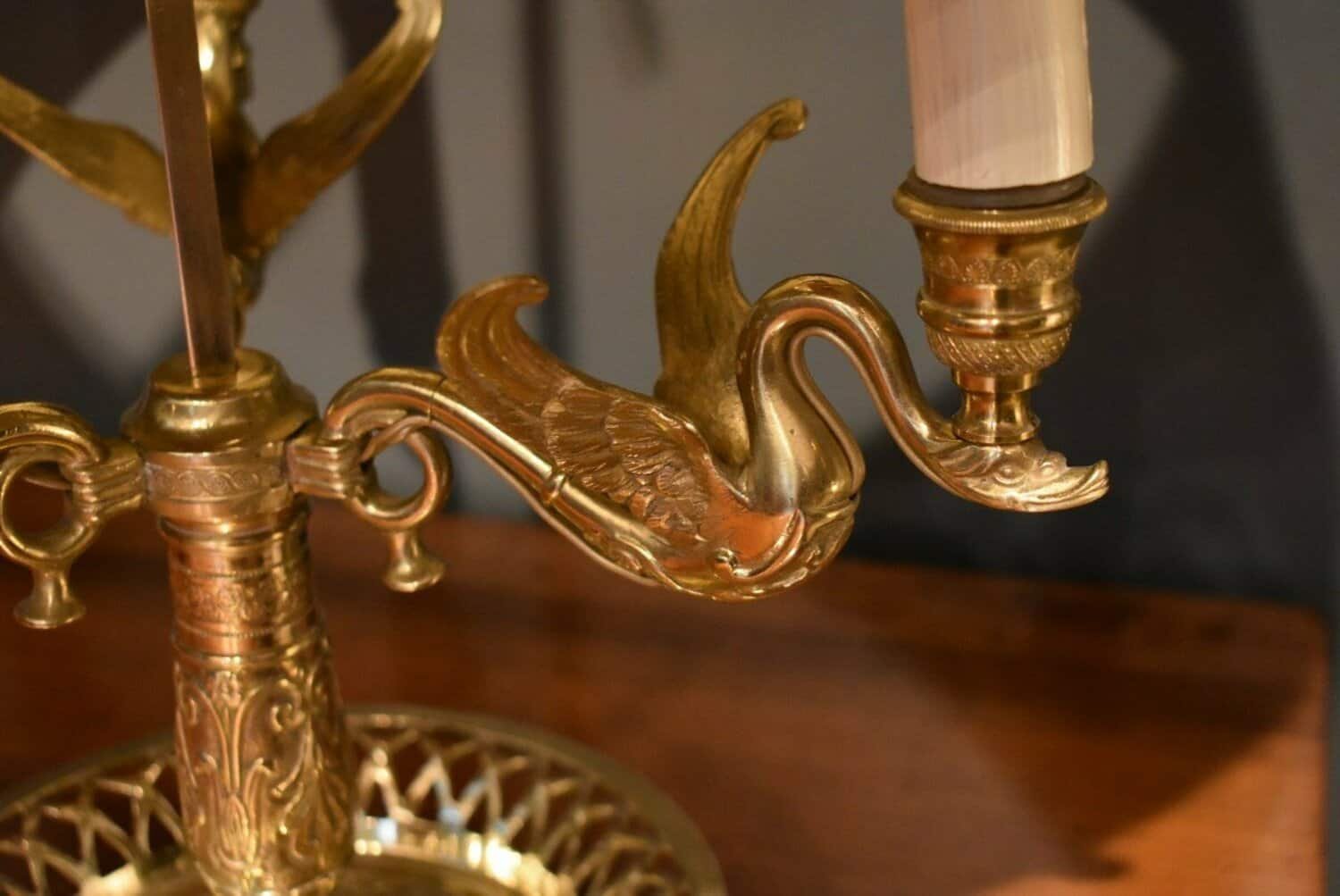 20th Century French Tole Lamp Circa 1900 - JAA