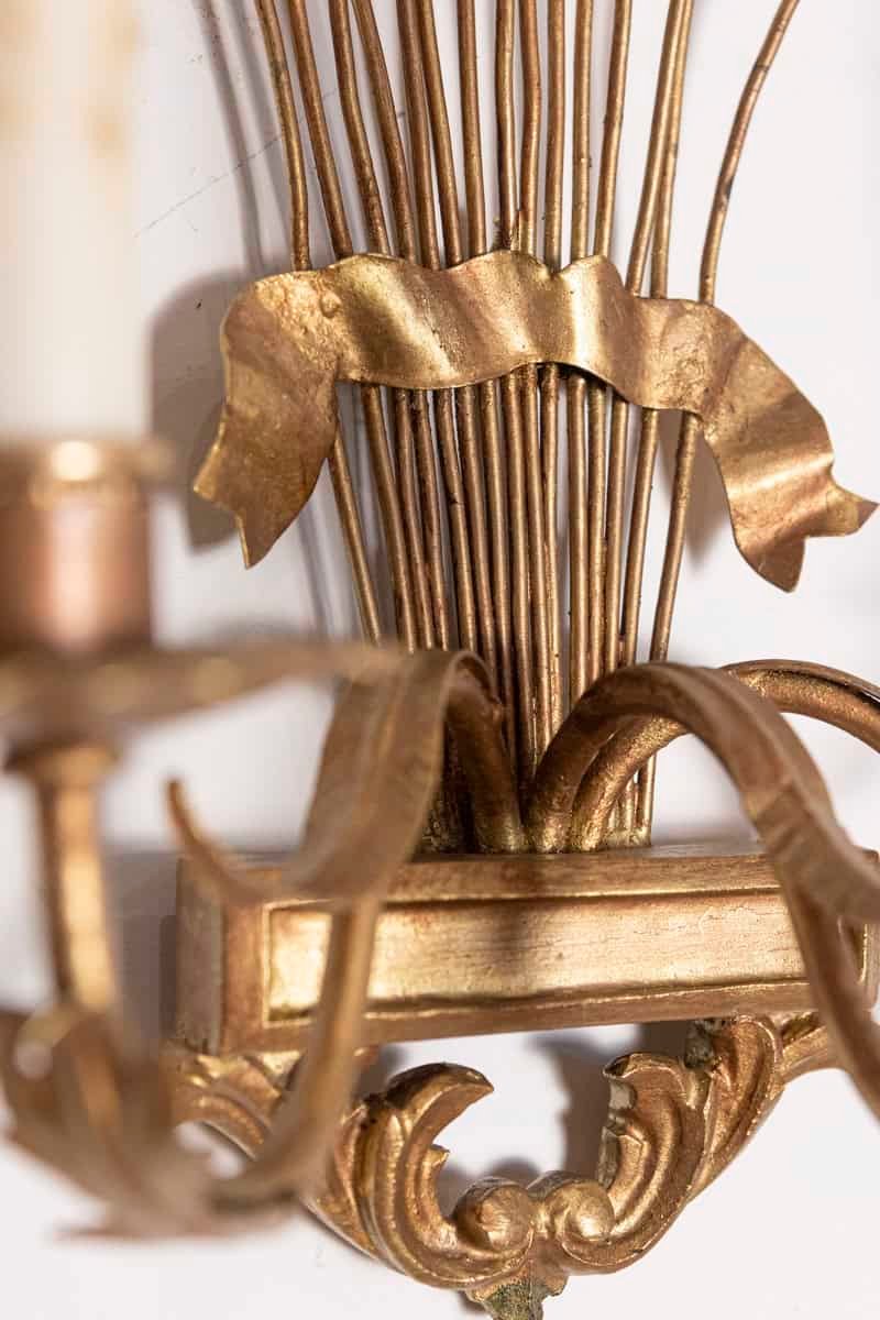 Pair of 20th Century French Sconces - Inspired By Coco Chanel - JAA