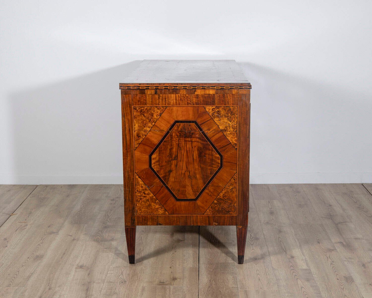 18th Century Louis XVI Period Italian Inlaid Sideboard in Walnut and Mixed Woods - JAA