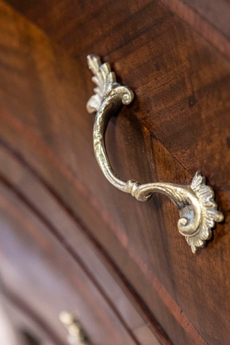 Pair of 20th Century Italian Marble top Commodes Circa 1900 - JAA