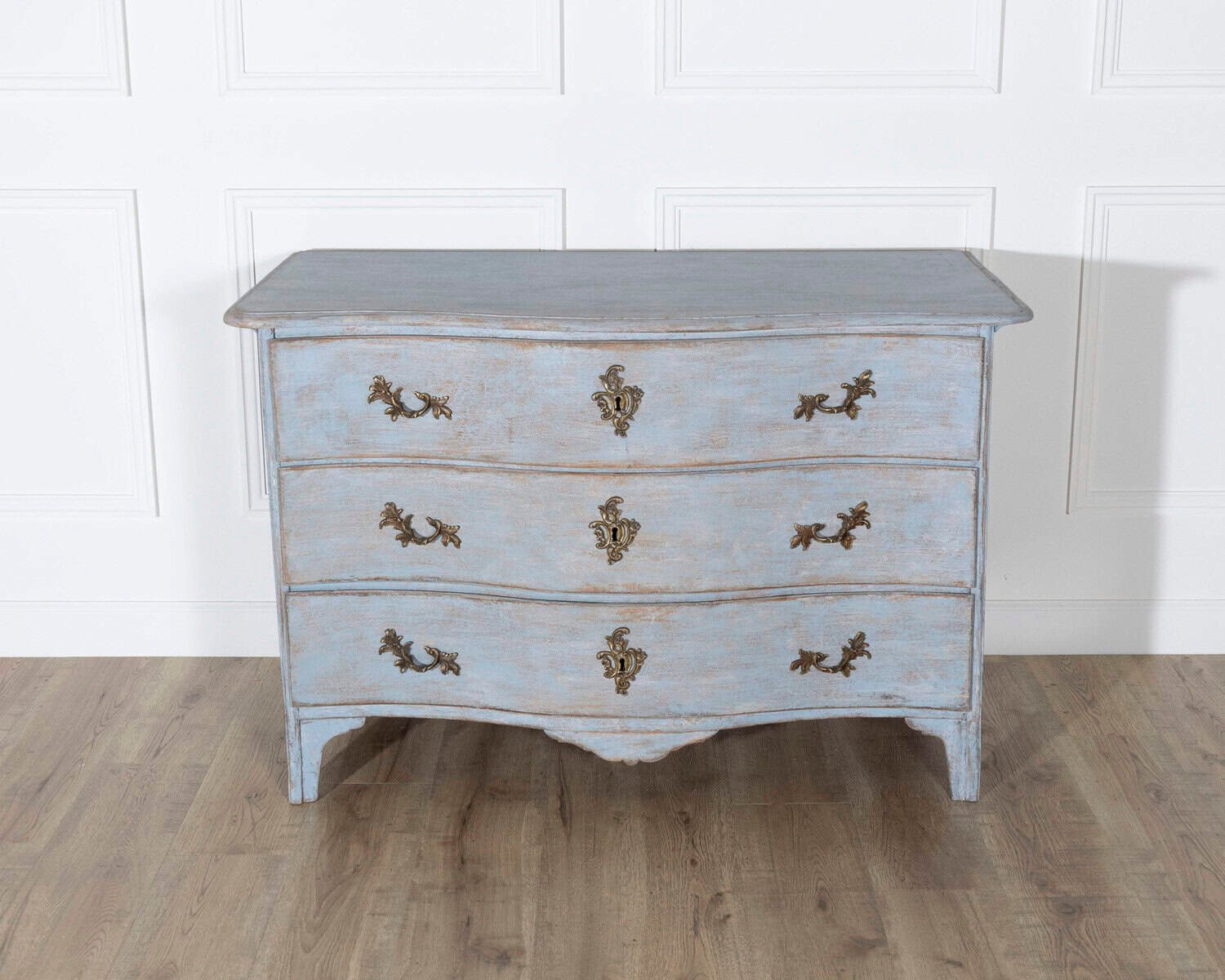 Swedish Rococo Chest of Drawers with Original Hardware, circa 1760–1770 - JAA