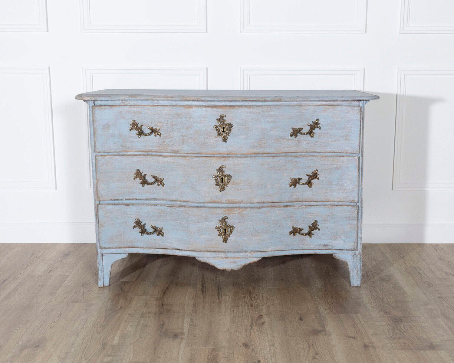 Swedish Rococo Chest of Drawers with Original Hardware, circa 1760–1770 - JAA