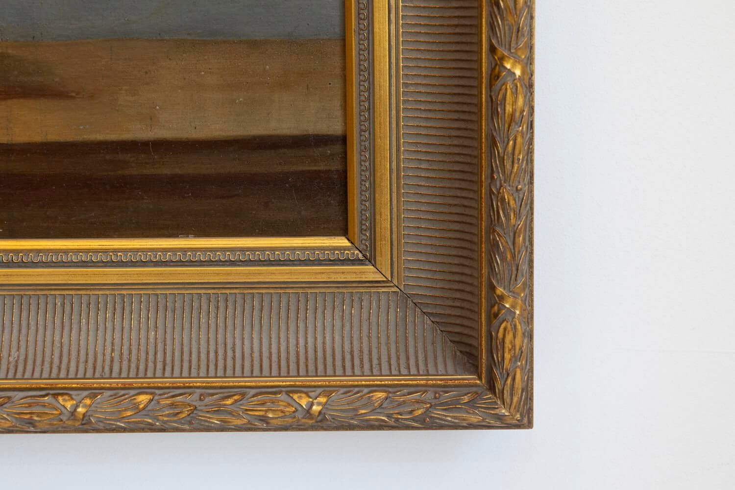 Italian Rococo 1770s Framed Still-Life Painting Depicting a Bouquet of Flowers - JAA