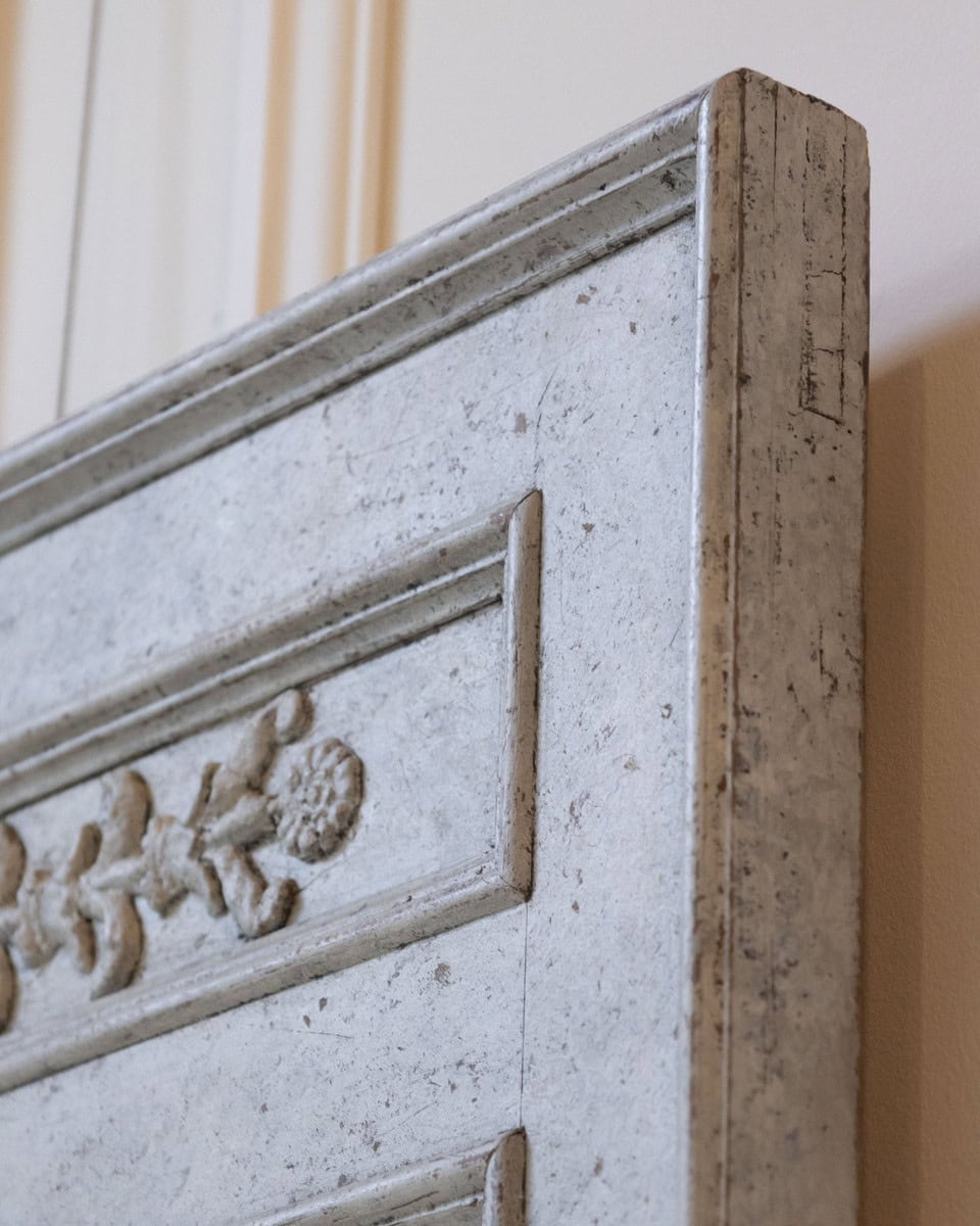 Fine Swedish Mirror in Gustavian Gray, circa 1870 - JAA