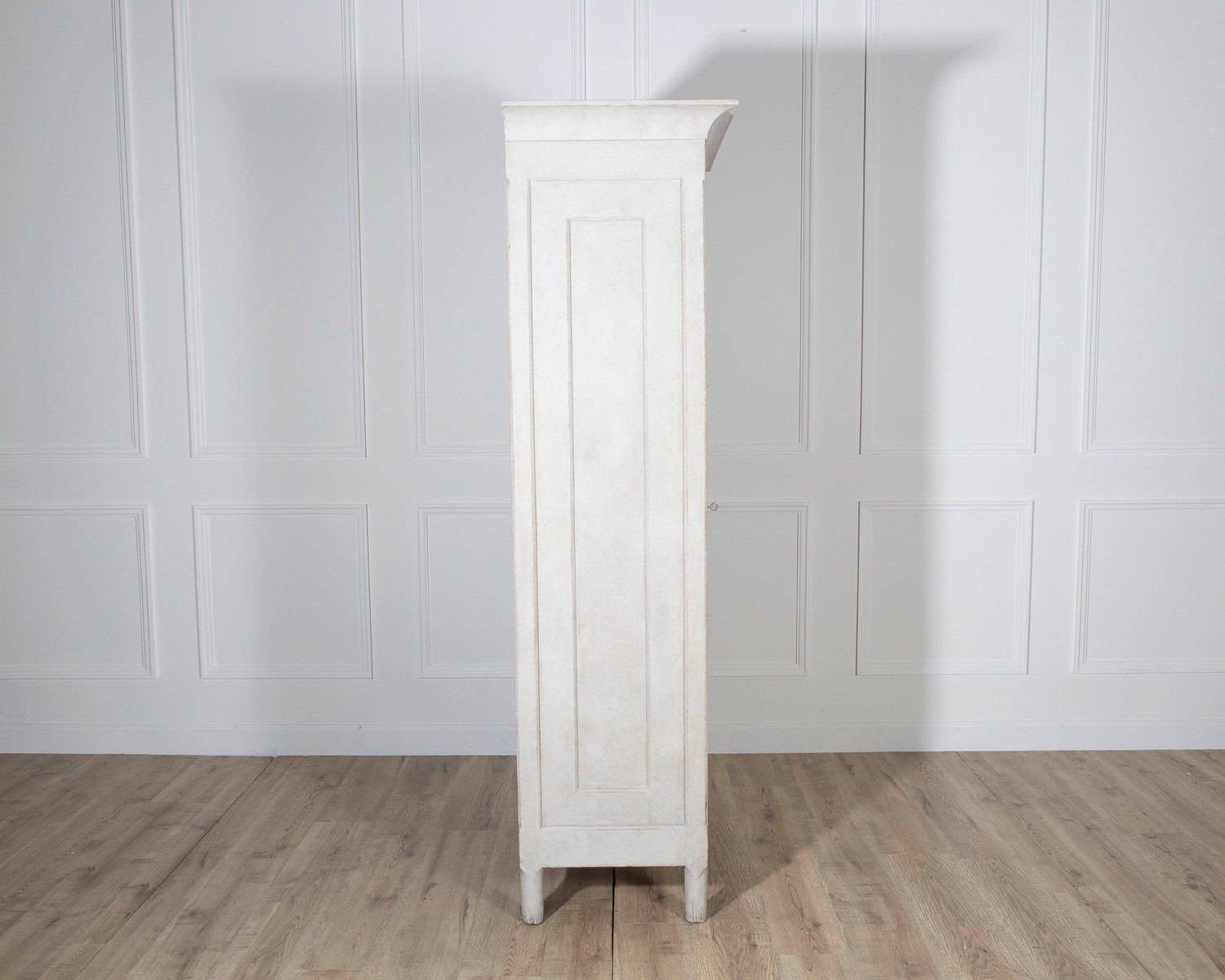 Swedish Painted Linen Closet with Shelves, Circa 1890 - JAA