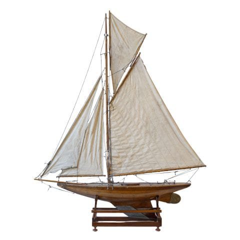 Early 20th Century, English Planked Pond Yacht