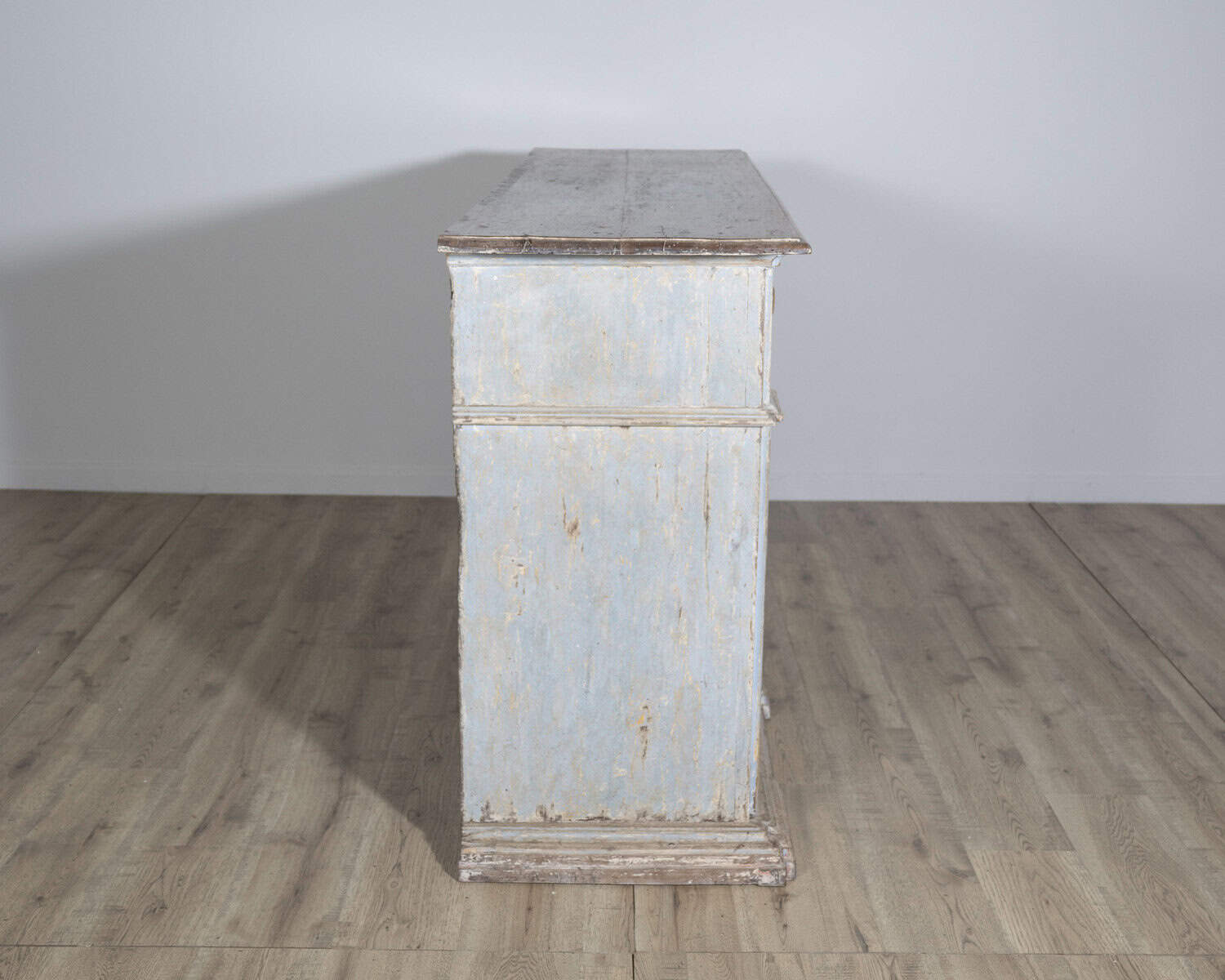 18th Century Italian Painted Sideboard from Umbria with Walnut Top - JAA