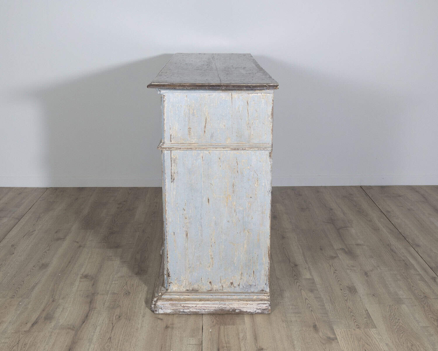 18th Century Italian Painted Sideboard from Umbria with Walnut Top - JAA