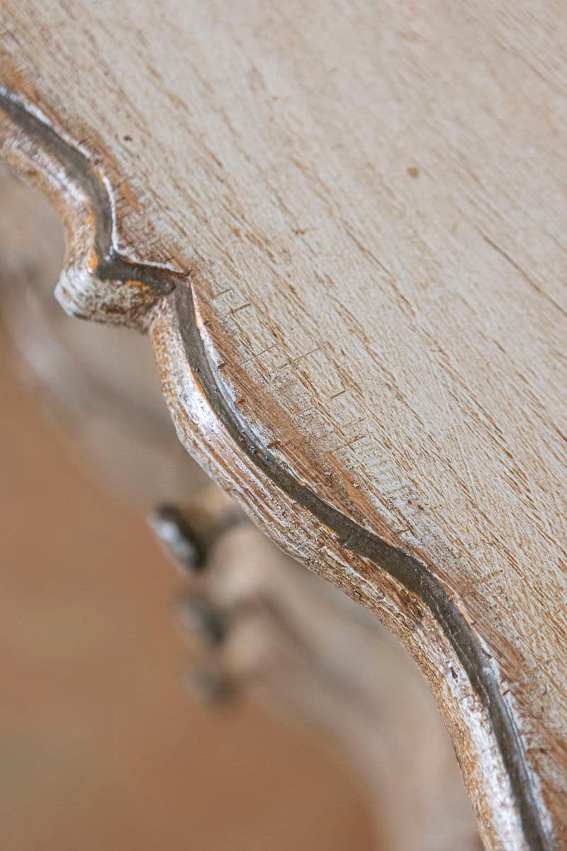 40% OFF at Checkout.  French 1880s Rococo Style Three-Drawer Bedside Chest with Serpentine Front - JAA