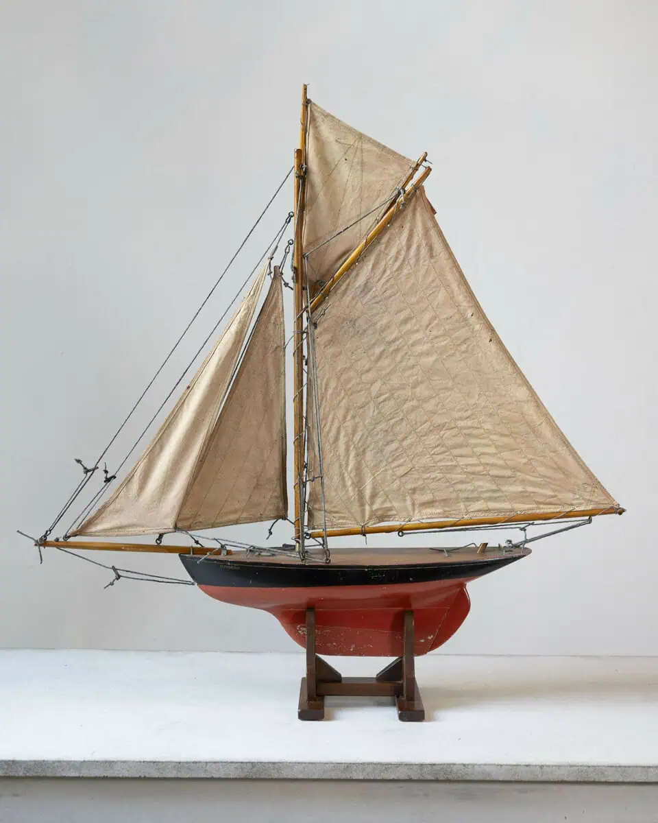 Early 20th Century Gamage’s Gaff Rigged Cutter Pond Yacht - JAA