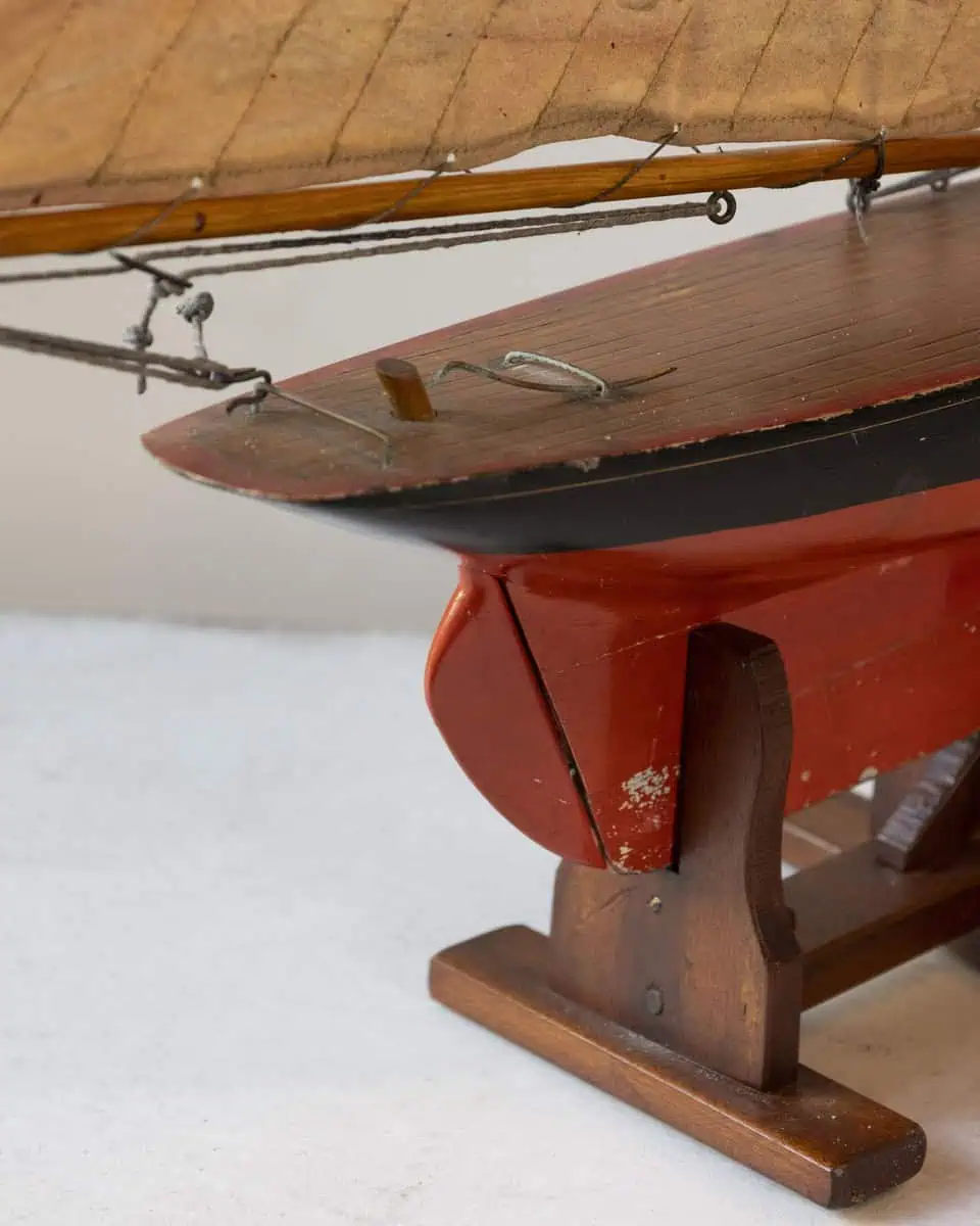 Early 20th Century Gamage’s Gaff Rigged Cutter Pond Yacht - JAA