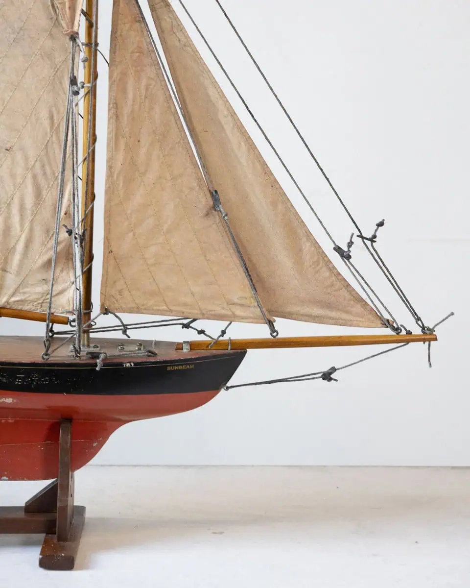 Early 20th Century Gamage’s Gaff Rigged Cutter Pond Yacht - JAA