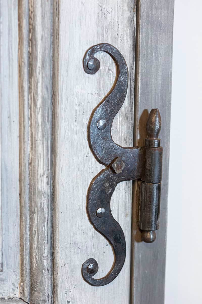 Pair of French Louis XV Period 1750s Painted Communication Doors with Hardware - JAA