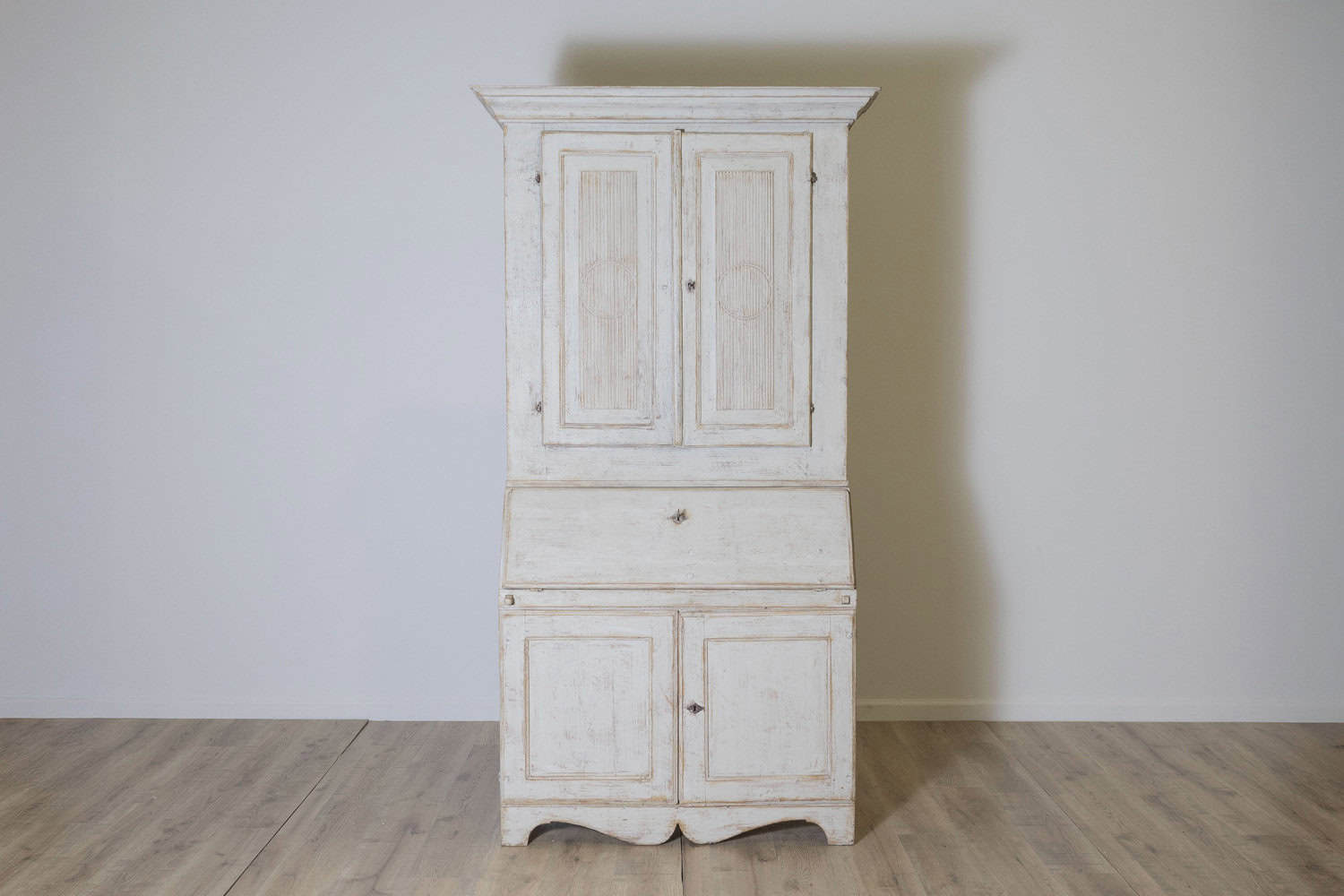 19th Century Swedish Two-part Secretaire - JAA