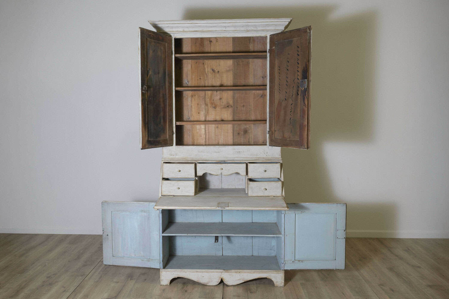 19th Century Swedish Two-part Secretaire - JAA