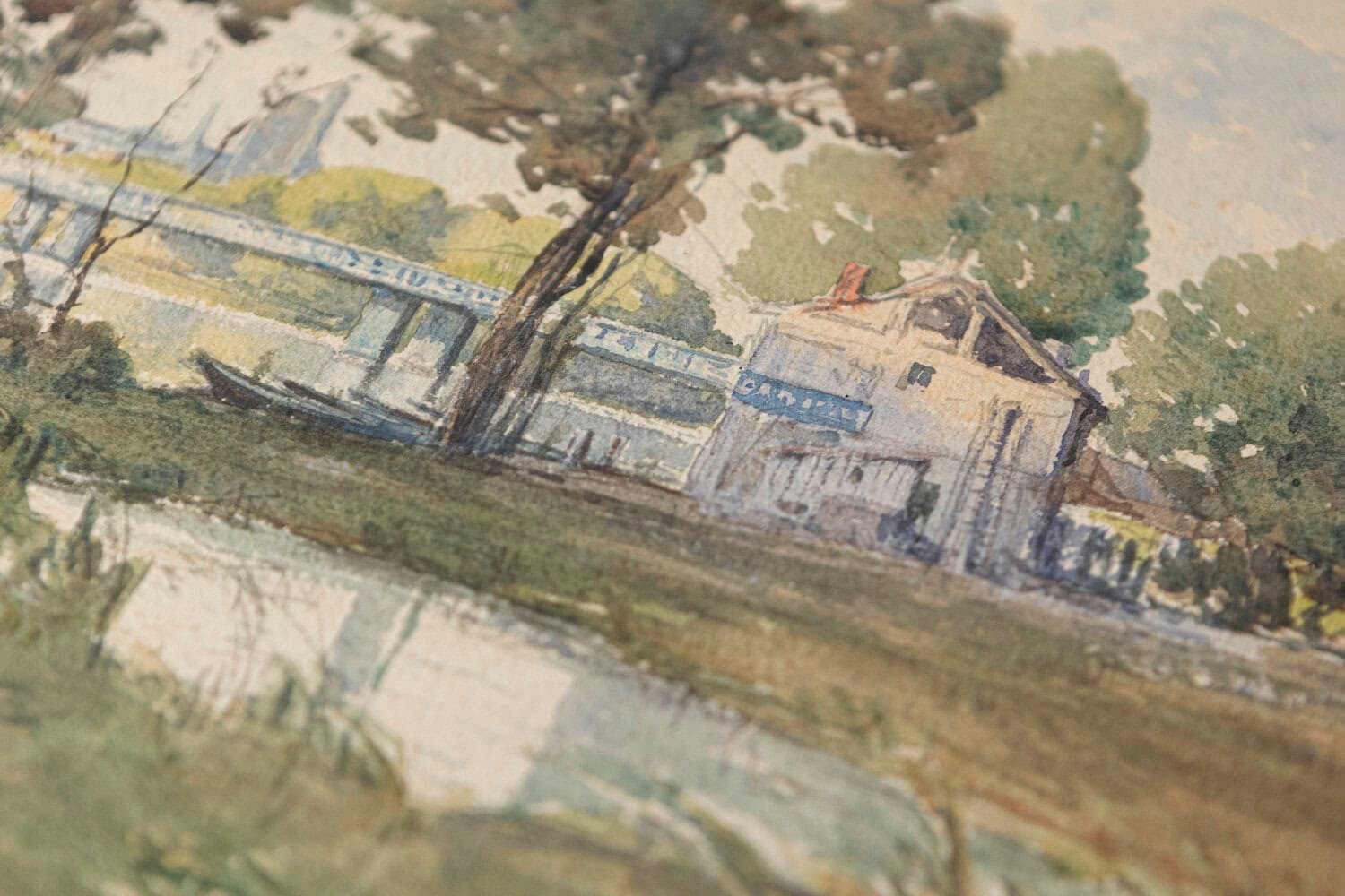 20th Century French Water Color - JAA