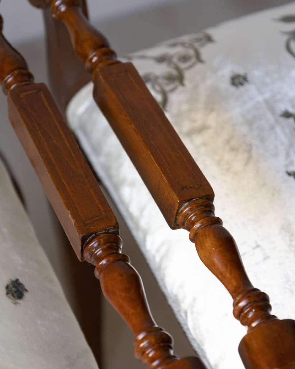 Pair of Italian Cherry Vanity Stools, Napoleon III Period, Mid-19th Century - JAA