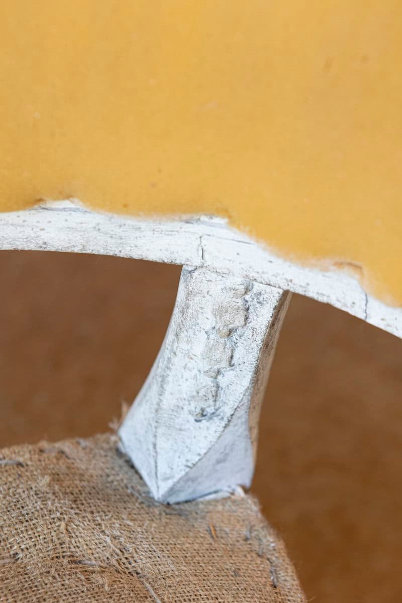 Pair of Swedish Gustavian Style Painted Tub Chairs with Carved Campanula Friezes - JAA