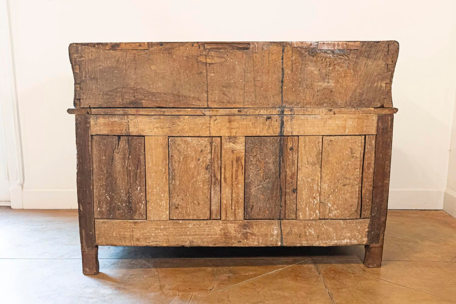 French Louis XV Period 18th Century Walnut Slant Front Secretary and Buffet - JAA