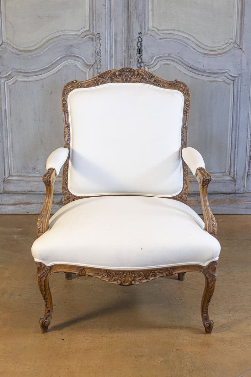 40%OFF at checkout. Pair of Italian 19th Century Rococo Style Carved Walnut Upholstered Armchairs - JAA