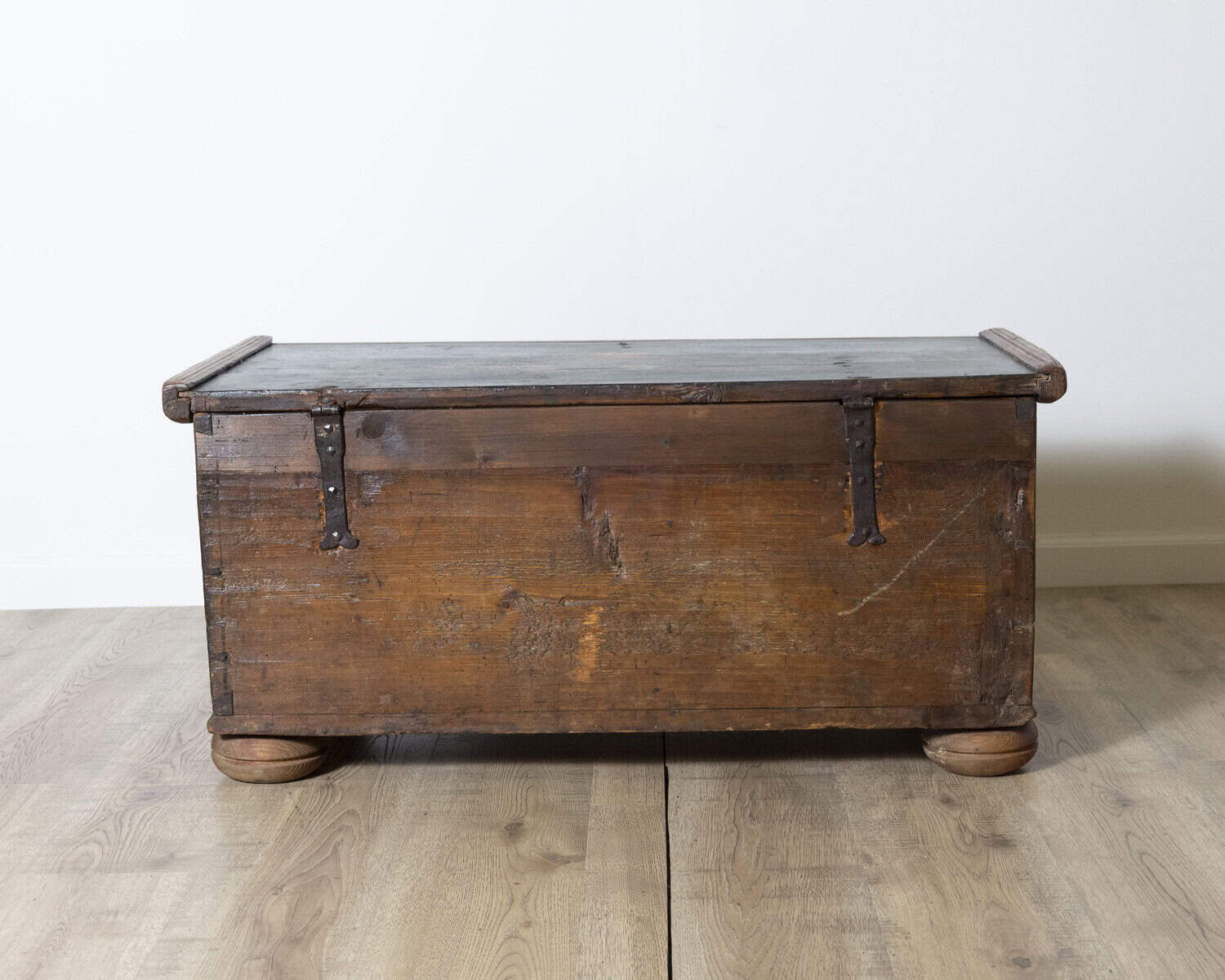 Alpine Folk Art Painted Chest with Floral Motifs, Dated 1835 - JAA