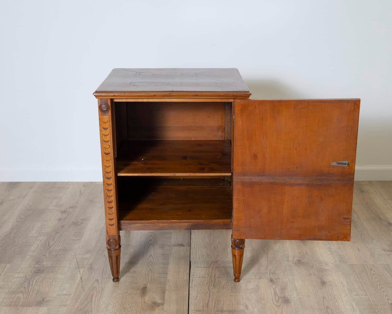 Louis XVI inlaid nightstand, Italy, early nineteenth century - JAA