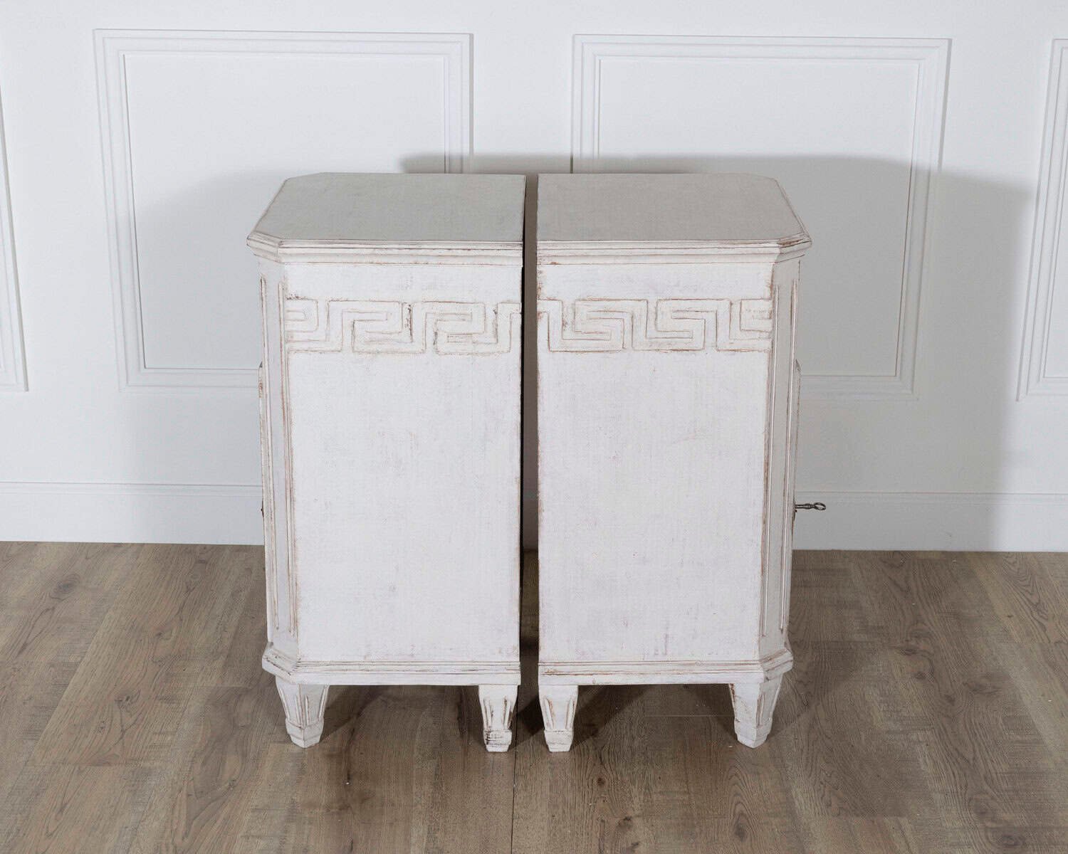 Pair of Swedish Neoclassical Painted Nightstands, circa 1880 - JAA