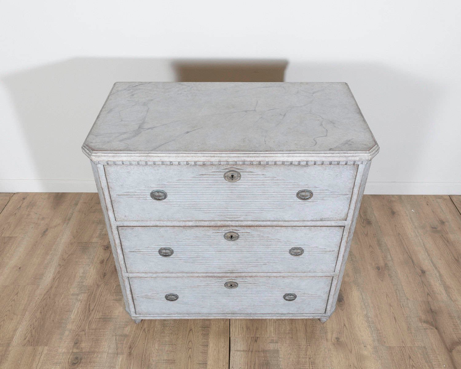 19th Century Swedish Gustavian Style Chest of Drawers Circa 1870 - JAA