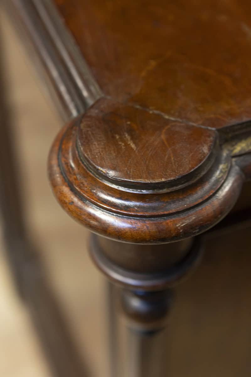 French Louis-Philippe 19th Century Two Part Bookcase with Blown Glass Doors - JAA