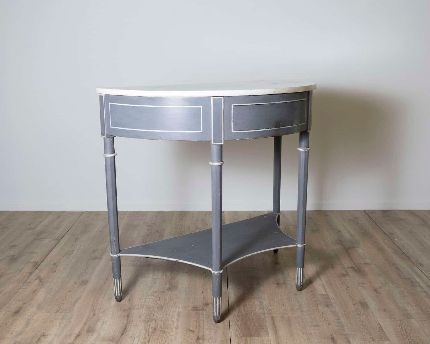 Large Empire Demi Lune Console - JAA
