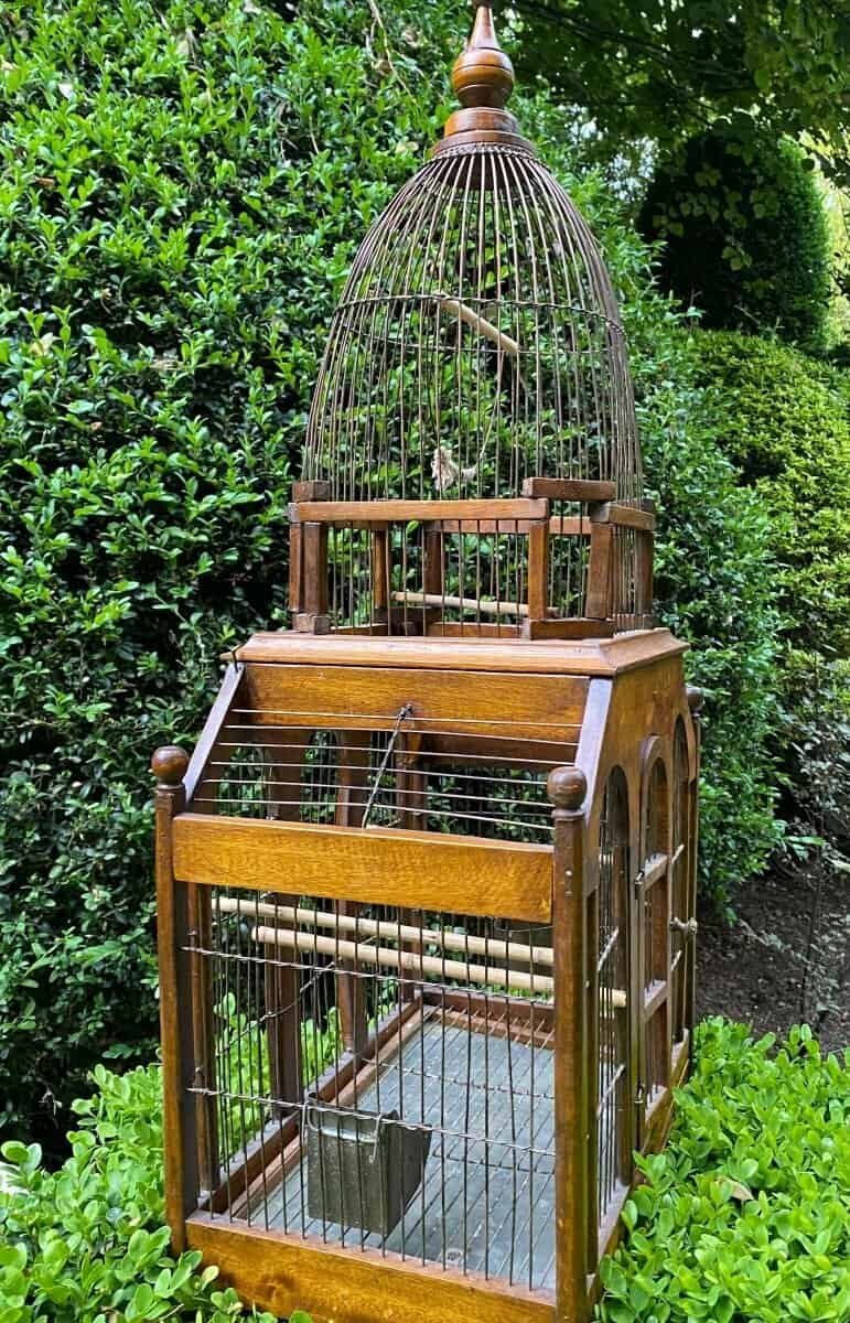 Large Bird Cage In The Shape Of A 19th Century Building - JAA