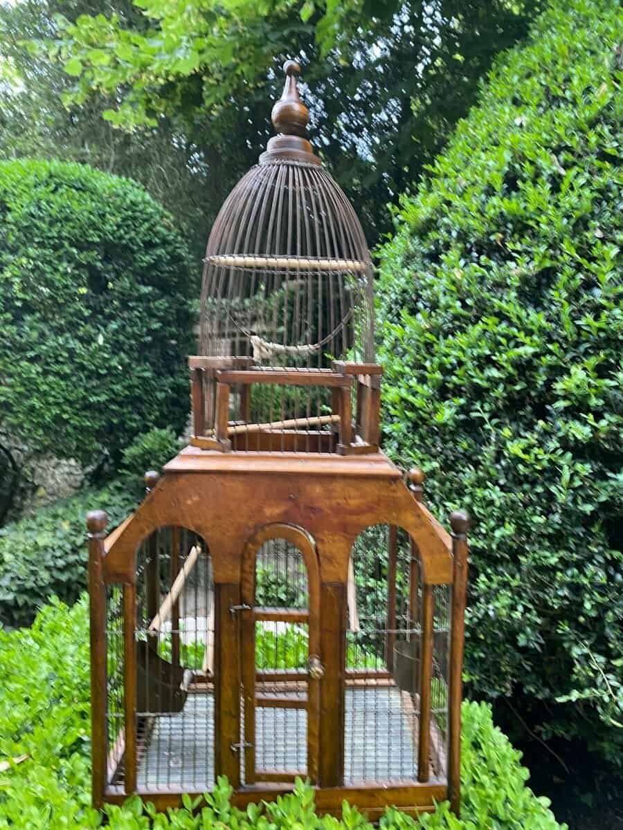Large Bird Cage In The Shape Of A 19th Century Building - JAA