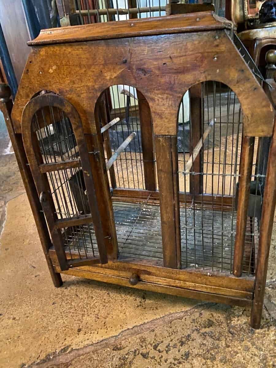 Large Bird Cage In The Shape Of A 19th Century Building - JAA