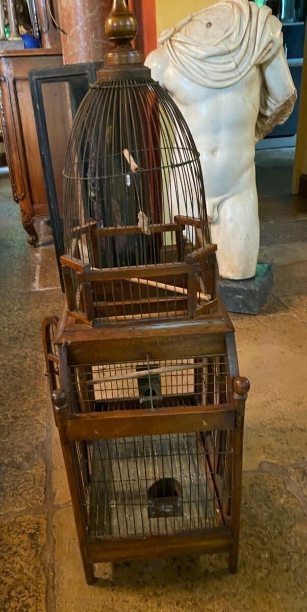 Large Bird Cage In The Shape Of A 19th Century Building - JAA