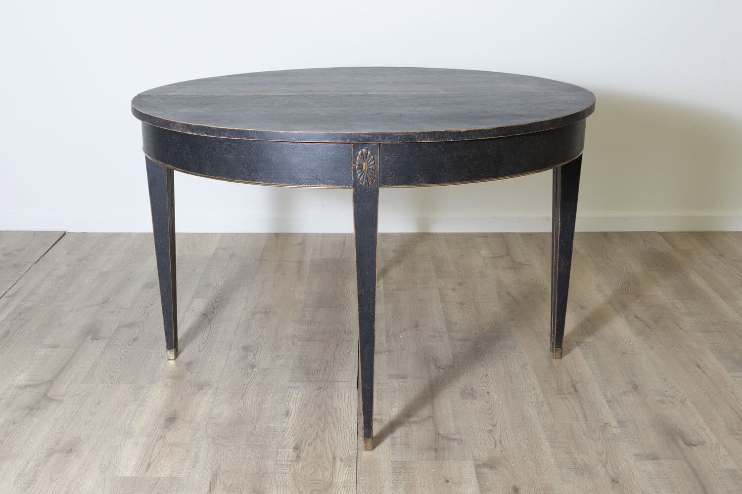 Pair of 19th Century Swedish Demi Lunes Circa 1800 - JAA