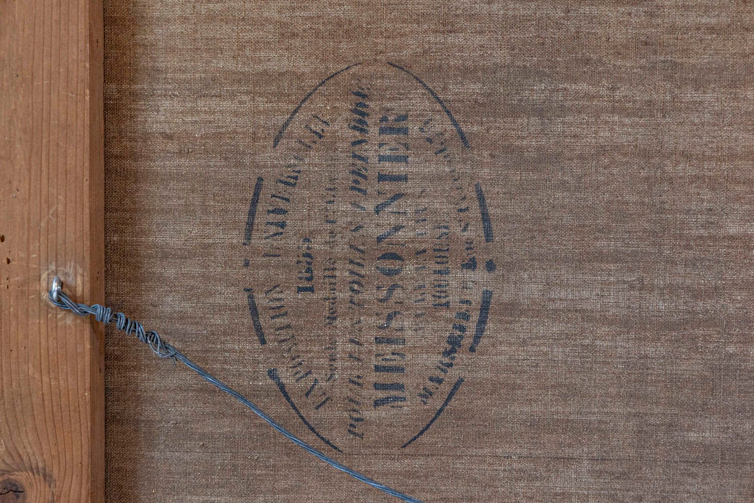 French 19th Century Oil on Canvas - JAA