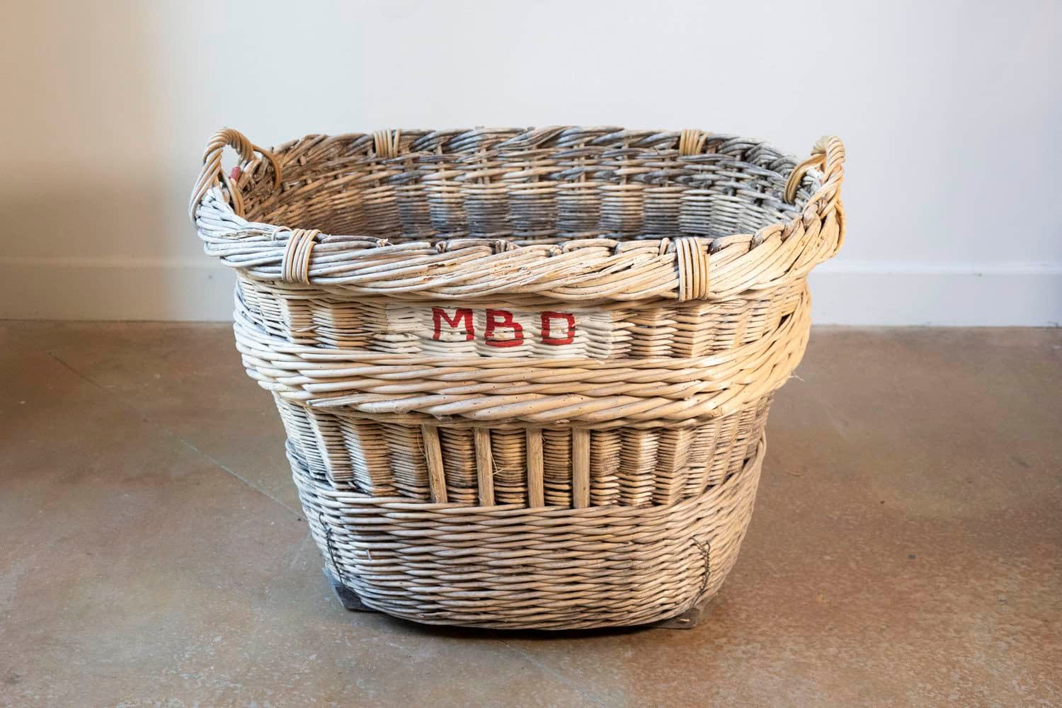 French Champagne Harvesting Basket - JAA