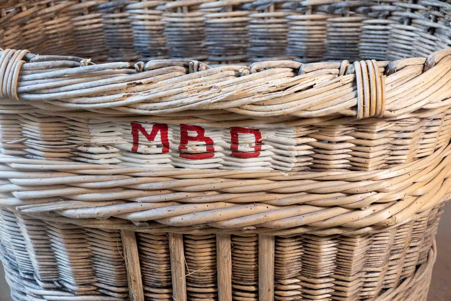 French Champagne Harvesting Basket - JAA