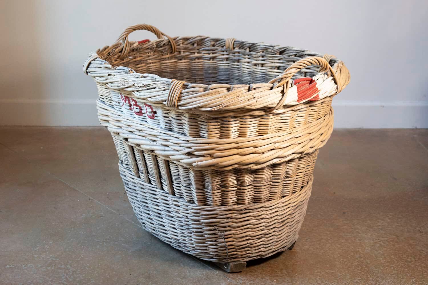 French Champagne Harvesting Basket - JAA