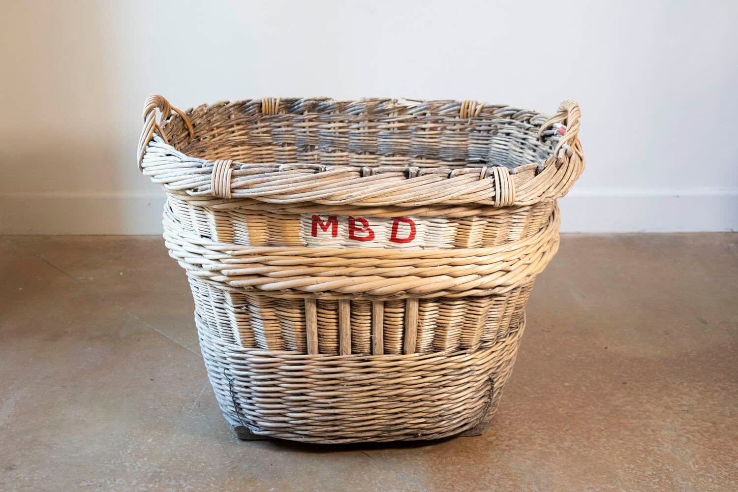 French Champagne Harvesting Basket - JAA