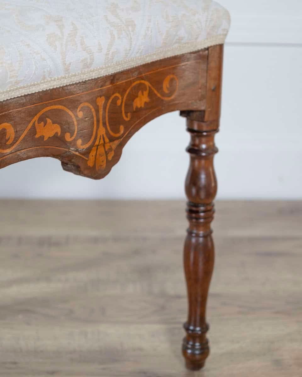 Set of Four Early 19th-Century Charles X Inlaid Chairs - JAA