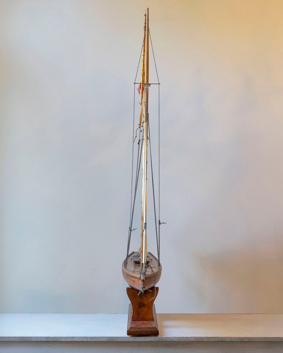 Early 20th Century, English Carved Wood Racing Yawl - JAA