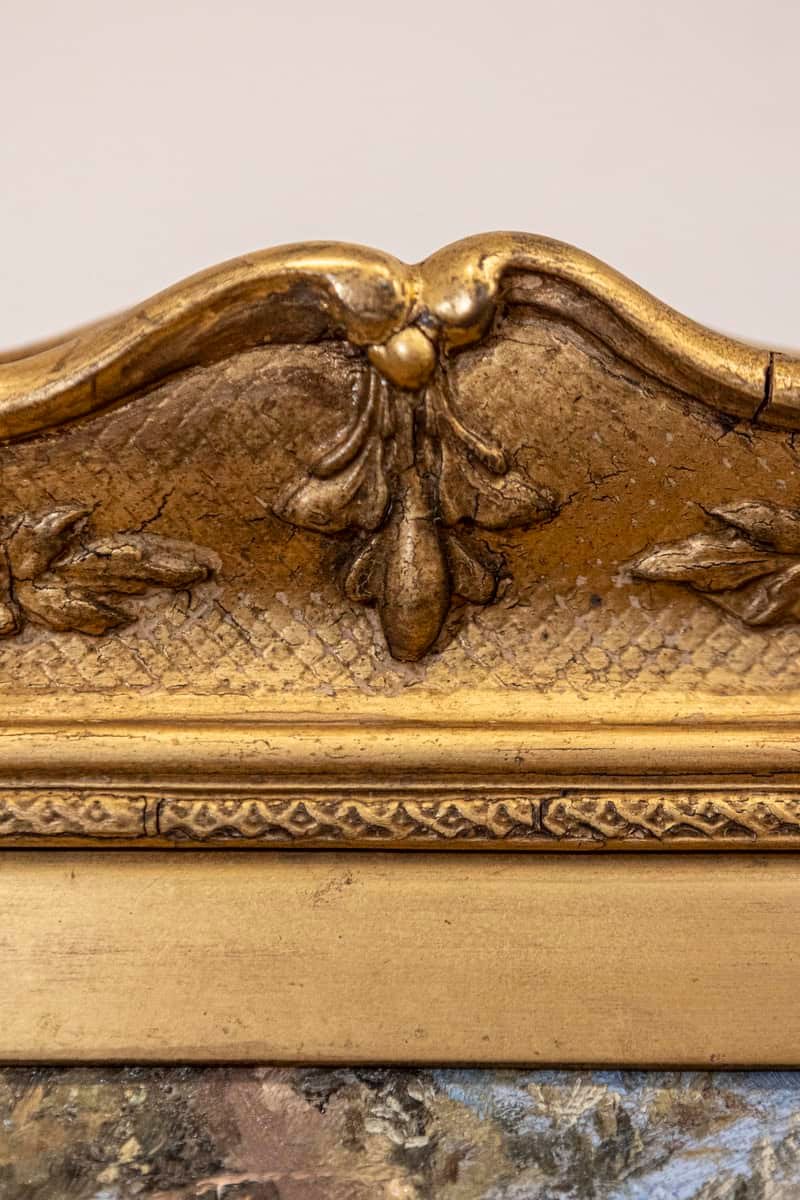 French 19th Century Continental School Painting Depicting Venetian Lagoon Scen - JAA