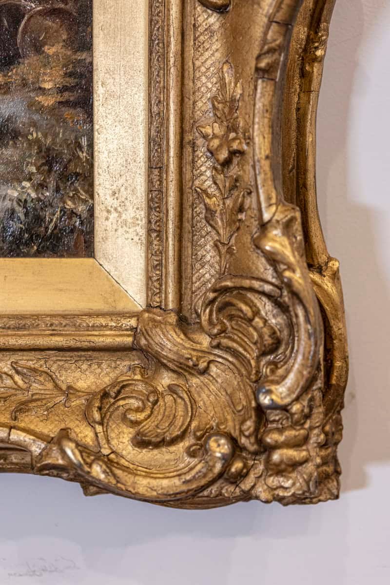 French 19th Century Continental School Painting Depicting Venetian Lagoon Scen - JAA