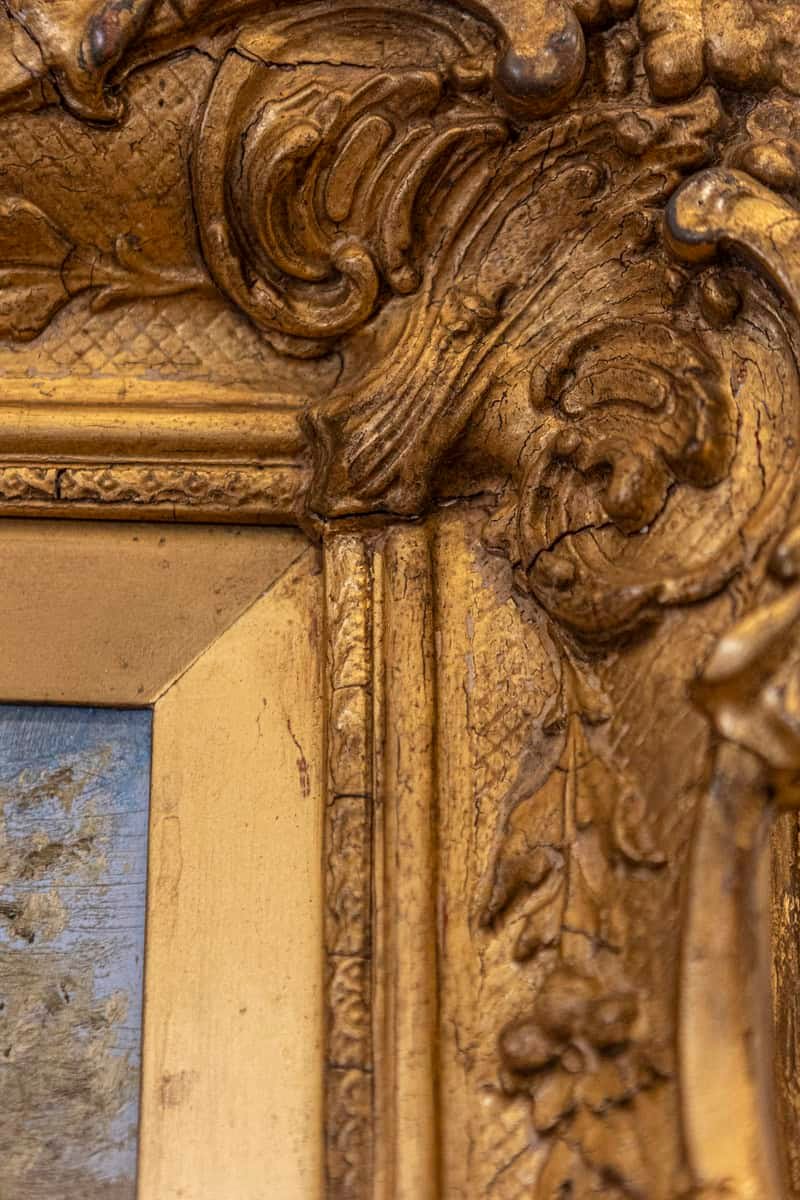 French 19th Century Continental School Painting Depicting Venetian Lagoon Scen - JAA