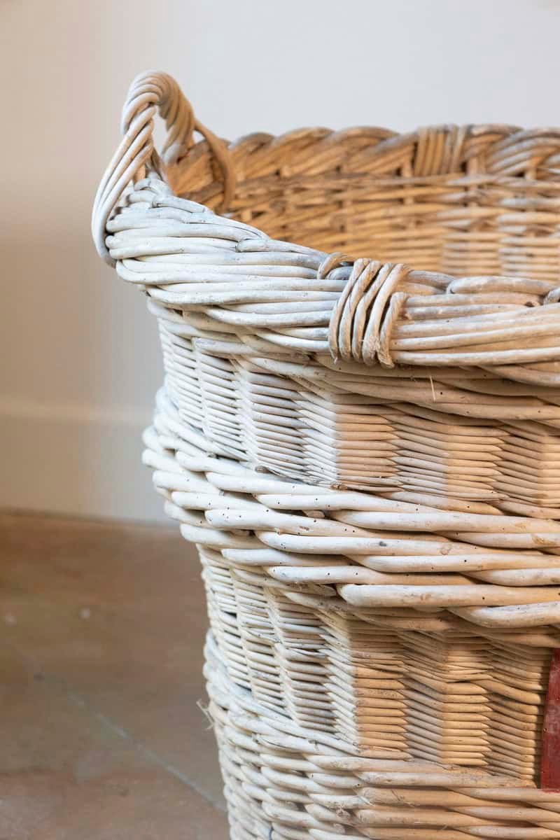 French Champagne Harvesting Basket, c. 1940s - JAA