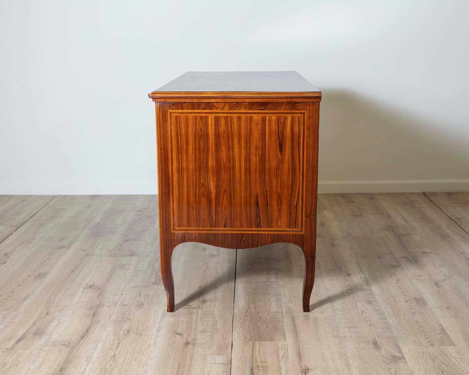 Antique Louis XV Chest Of Drawers In Rosewood And Marquetry - Italy 18th - JAA