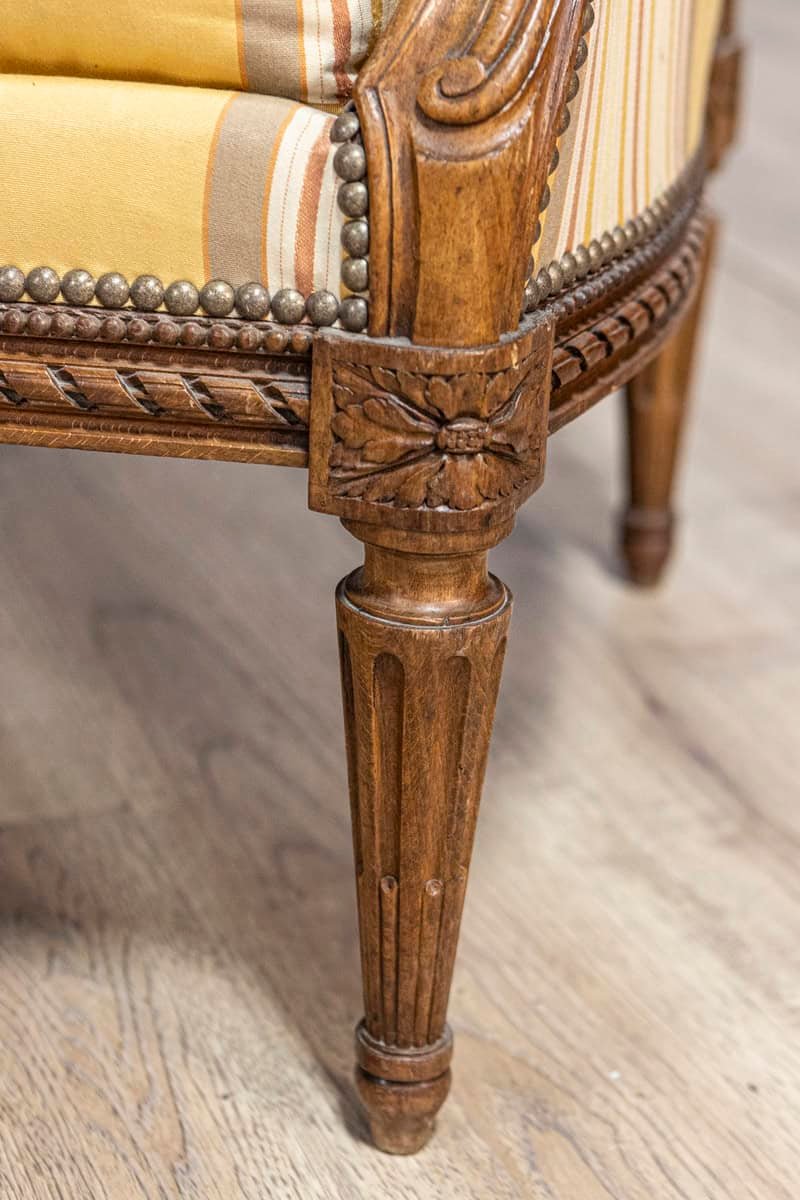 20th Century French Louis XVI Style Bergere - JAA