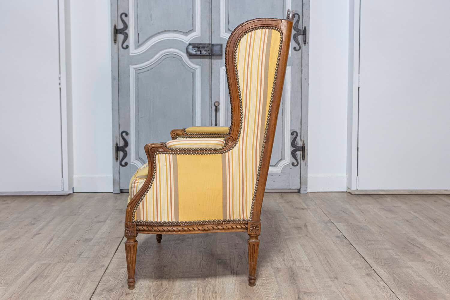 20th Century French Louis XVI Style Bergere - JAA