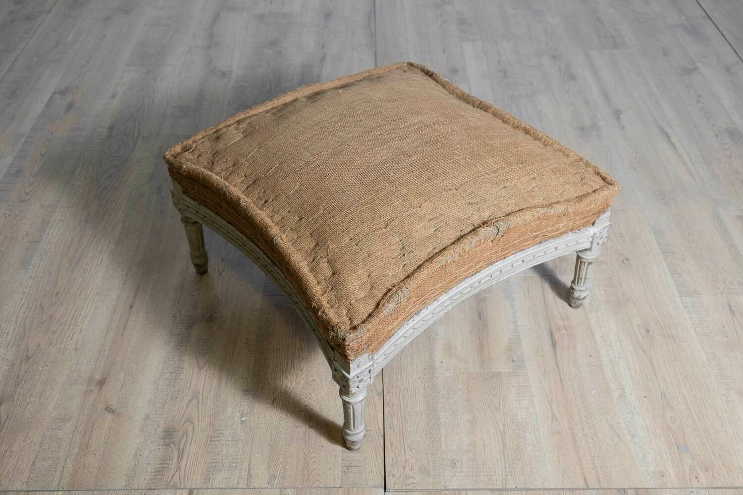 19th Century French Arm Chair and Stool Circa 1870 - JAA